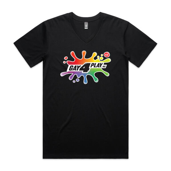 Gay4Play Tee V-neck (AS Colour Staple) Thumbnail
