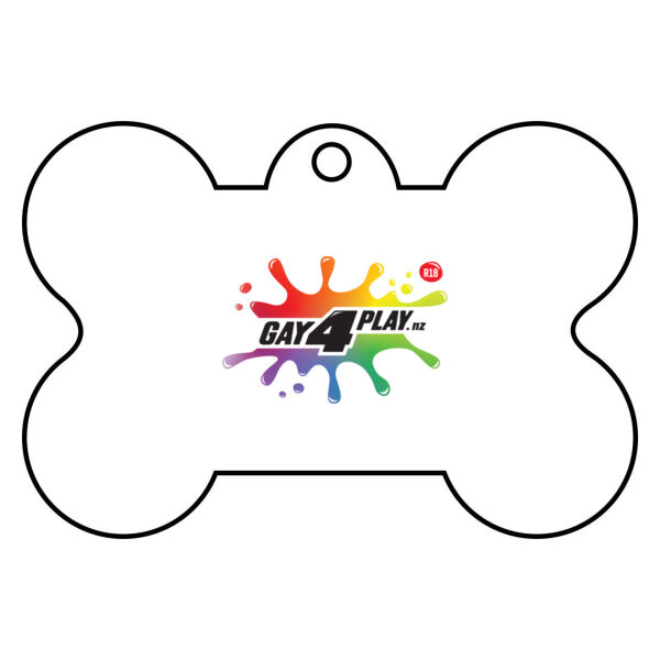 Gay4Play Bone Dog Tag Thumbnail